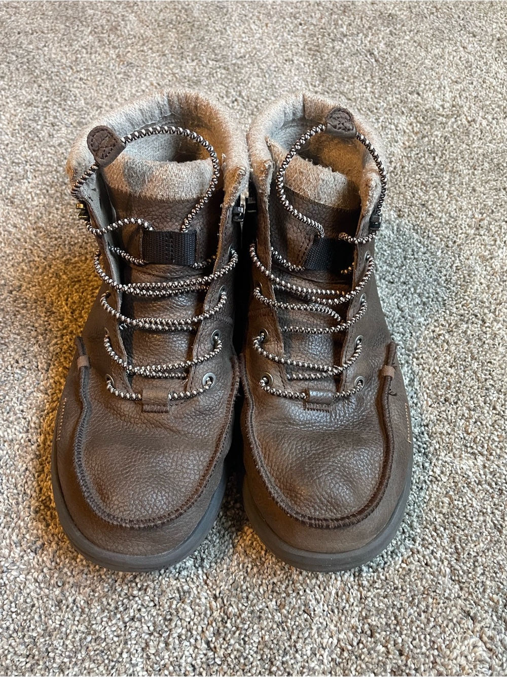 Hey Dude Brown Bradley Lace-Up Boots Size 9 M